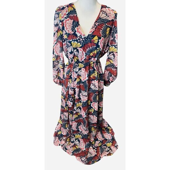 BODEN Multi Metallic Detail Maxi Dress SOLD OUT AZ 6P Boho NWOT! Vacay - Picture 3 of 11